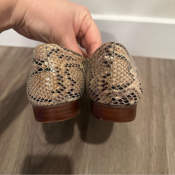 Sole Society So-Kapa Brown Snake Print Women's Loafers - Picture 3 of 9